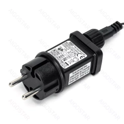 Niskonapięciowe lampki choinkowe małe mleczne kulki 50led Zimne 5m+3m